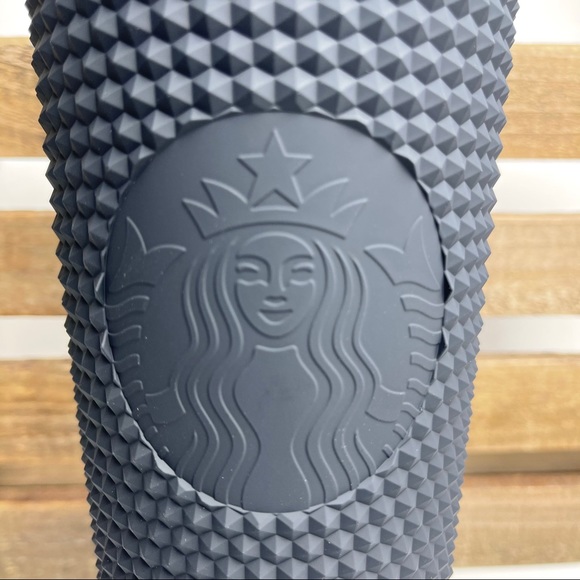 STARBUCKS Studded Matte Black Tumbler - Picture 2 of 4